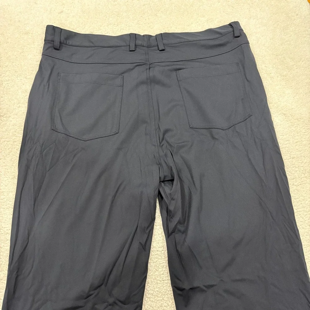 Graham‎ Luxe Men's Golf Pants All Time 38x32 Navy Blue Lightweight Stretch